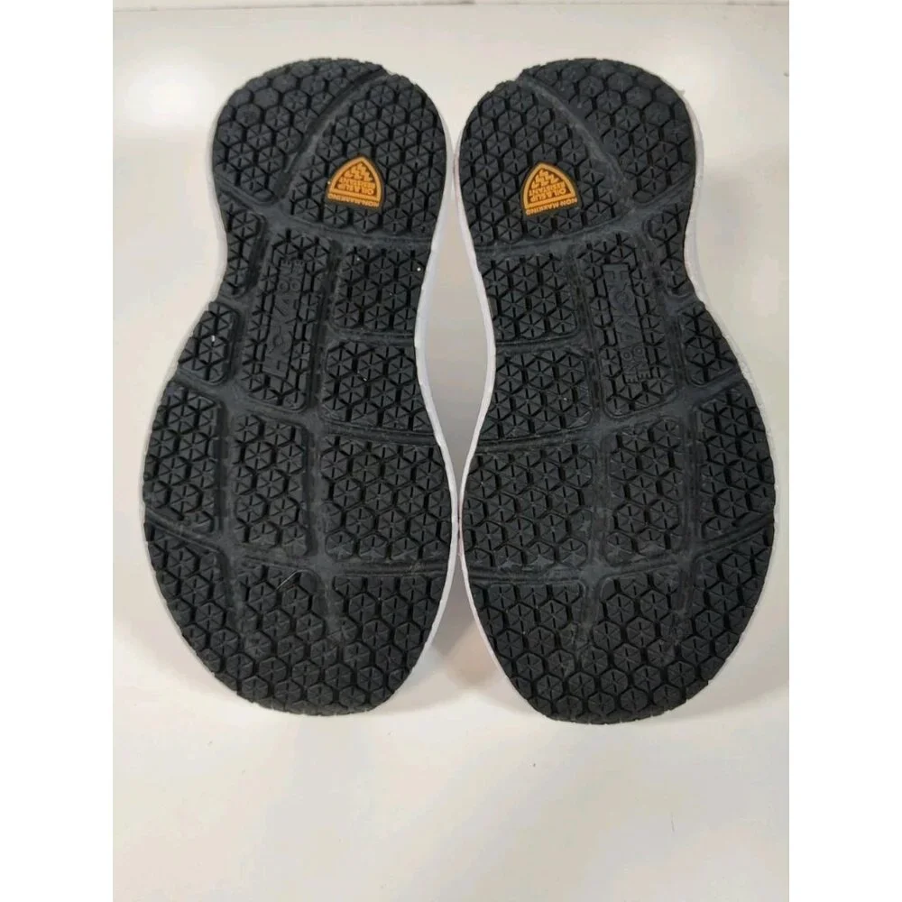 Hoka One One Bondi SR Slip Resistant Shoes Womens 9 White Leather 1110521 Flawed - Picture 8 of 12